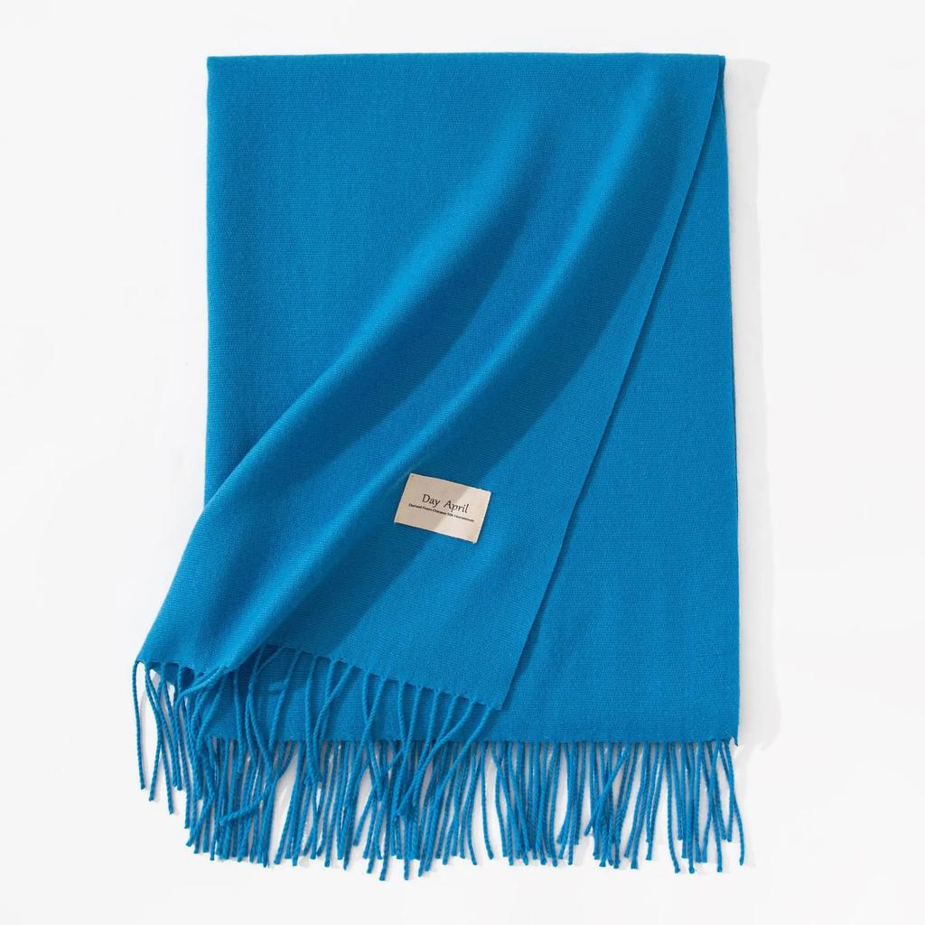 Winter Cashmere Scarves Women Warm Shawls Wraps Solid Colors Neckerchief Men Scarf Fashion Hijab Stoles Pashmina With Tassels