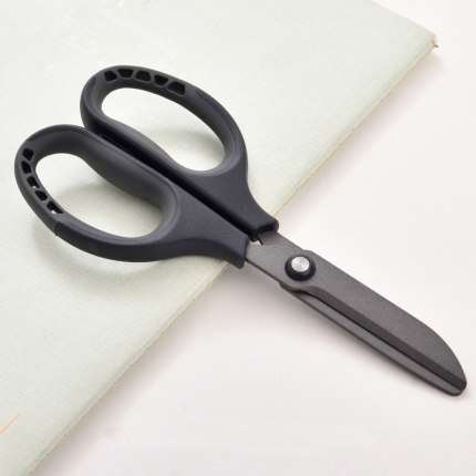 Stainless steel scissors manual paper cutter office student home portable utility knife rounded portable