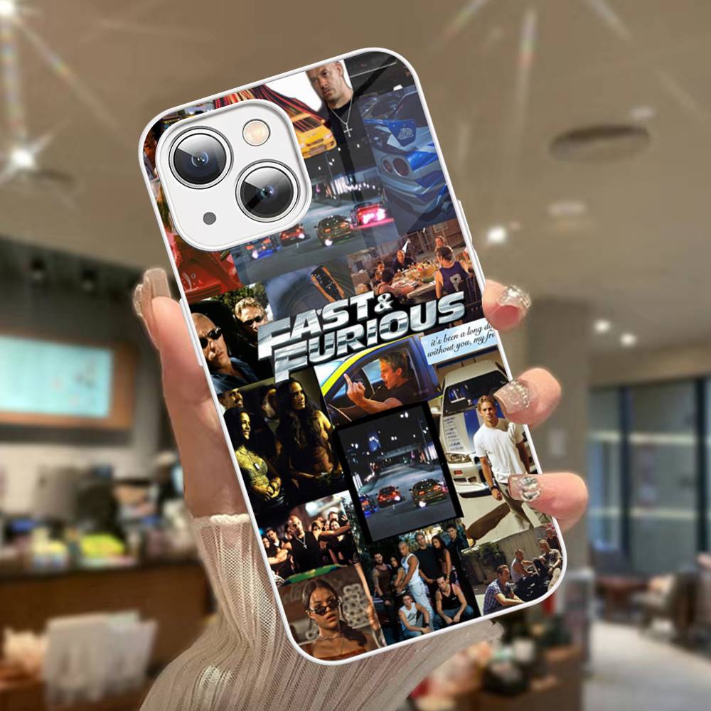 Movie Series Fast F-Furious For IPhone 14 13 12 Mini 11 Pro XS Max X XR 14 Plus Tempered Glass Cover
