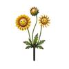 2D Sunflowers Garden Stake Retro Flat Metal Plant Decoration Carnivorous Flower Yard Art