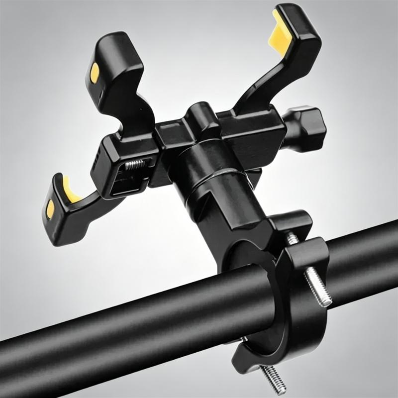 360 Rotation Universal Bicycle Phone Mount Bike Motorcycle Phone Mount Handlebar Mounted Cell Phone Holder for 4.5-7 Inch Phone