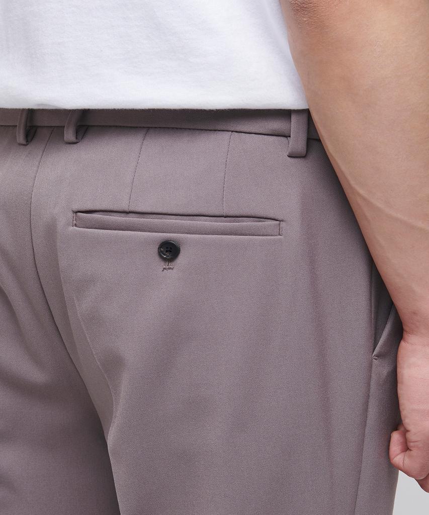 MUSINSA STANDARD Tapered Hidden Elastic Waist Length Slacks [Pink Beige]
