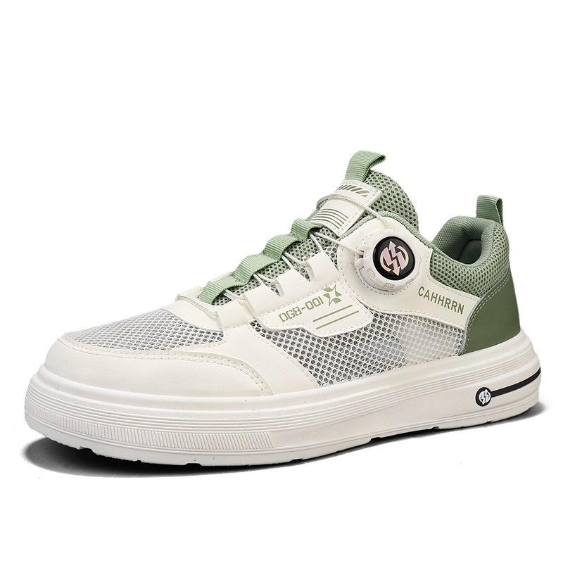 Mesh Men's Shoes Spring Summer 2025 New Board Shoes Student Casual Little White Shoes Men's Breathable Sports Trendy Shoes Men