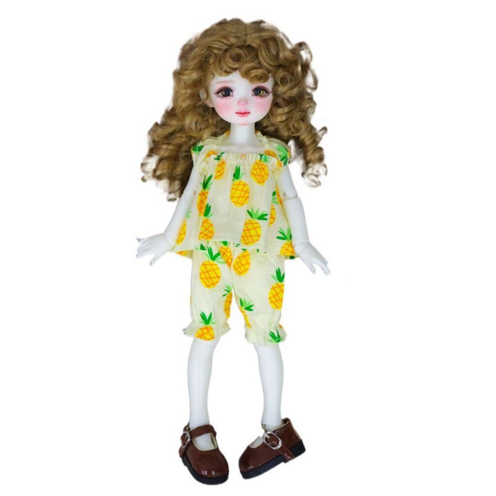 Retro 30cm Doll Clothes Cute Dress Pajamas Trendy Girl Toy Gift (Only Sell clothes)