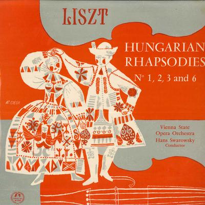 LP Record ORCHESTER DER WIENER STAATSOPER, HA - Liszt, Hungarian Rhapsodies No. 1,  M21898 Concert Hall Japan Classical Used