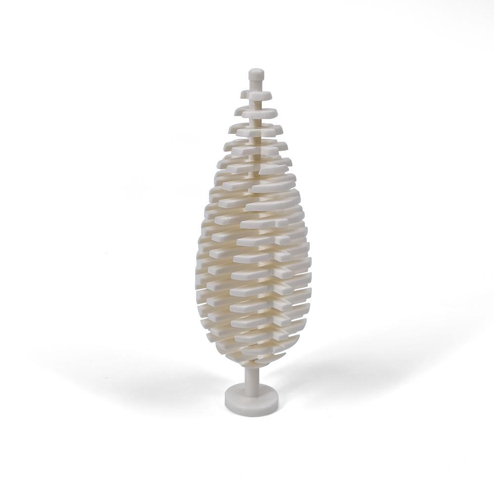 Small Particle Building Block Garden Forest Spare Parts Spruce Tree Pine Cypress 3778 Scene Street Scene Ornament