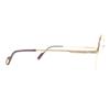 Very Good Cartier Glasses Trinity Half-Rim Round Frame Gold Used