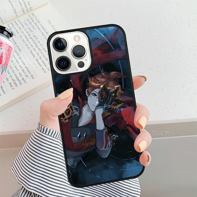 Genshin Impact Tartaglia Phone Case For iPhone 17 Air 16 16e 15 14 plus 11 12 13 Pro max Soft Bumper Shell Cover coque