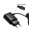 1-5PCS EU Plug Shaver Charger Replacement Electric Adapter Charger Wall Plug Compatible for Philips Shaver 6070/6075/6095