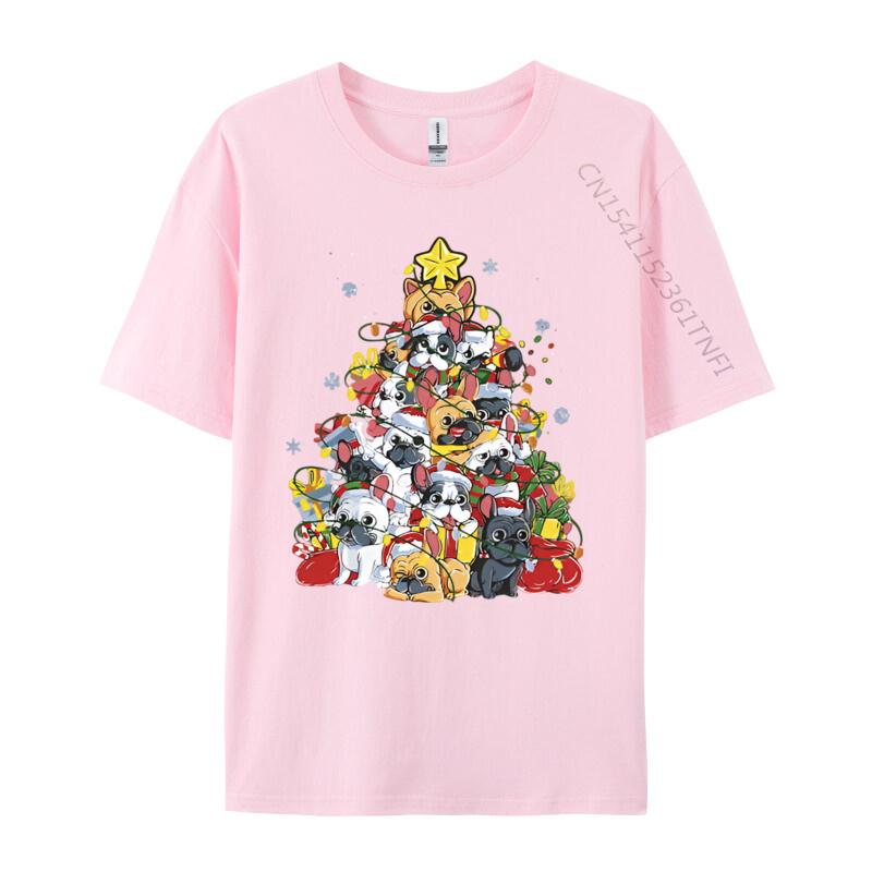 French Bulldog Christmas Ugly Dog Xmas T-shirt Black Cotton Camisa Tees Special T Shirt Street Graphic Tees