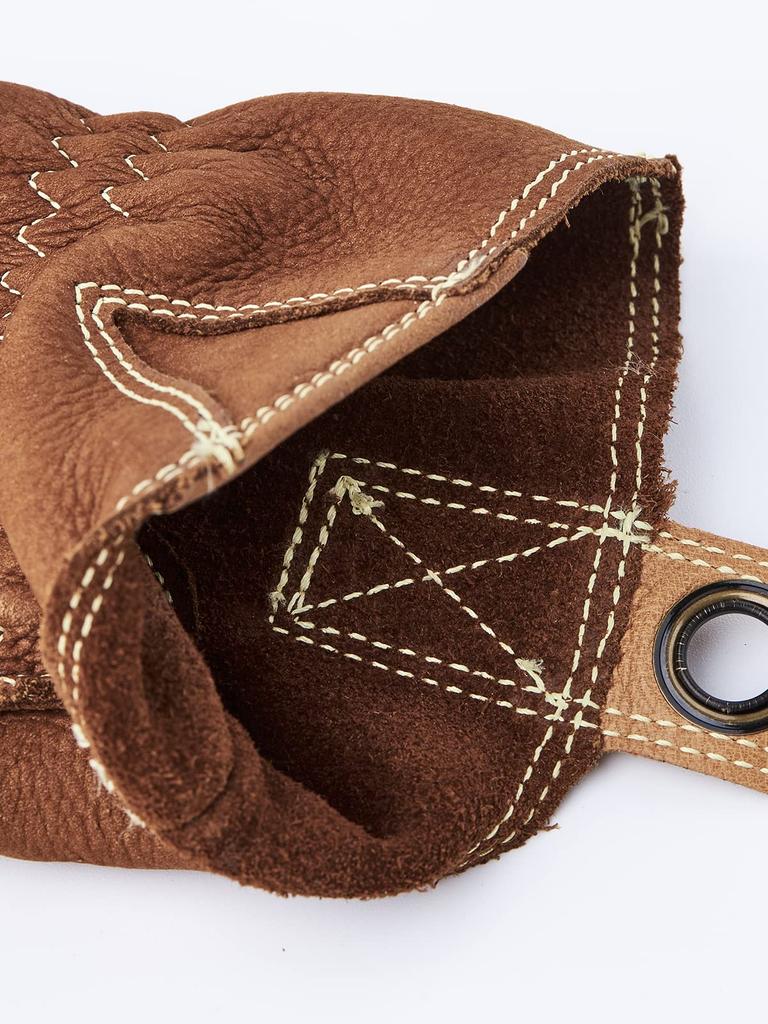 Hestra Oden Nubuck Leather Gloves for Winter and Outdoors Five-Finger