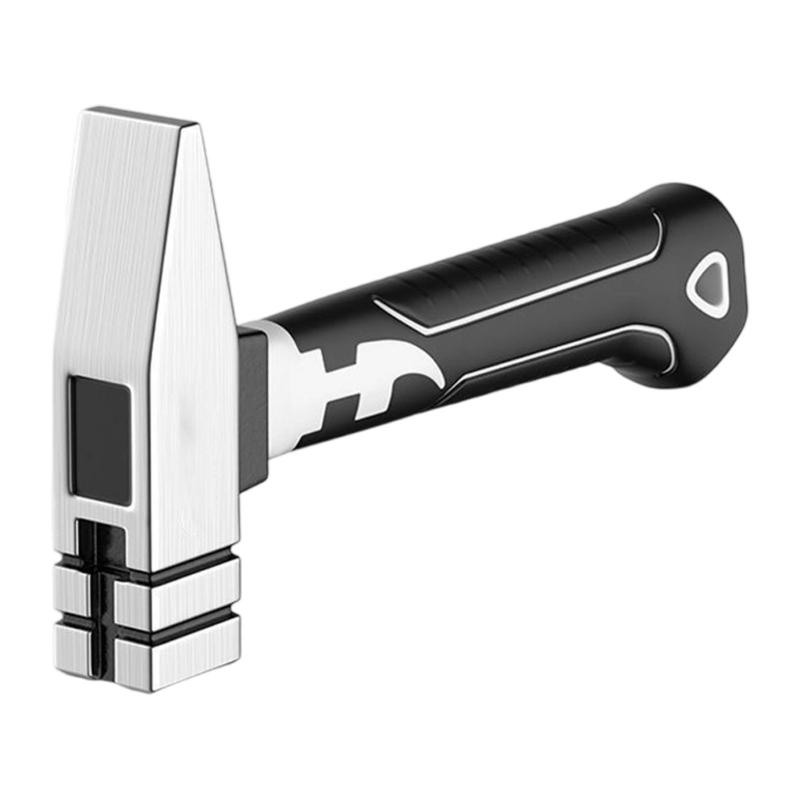 Nail Hammer Professional Ergonomic Short Handle Octagonal Hammer Multifunctional Auto Repair Nail Hammer for Car Repair