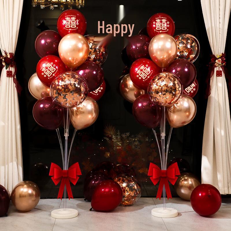 Complete Wedding Balloon Decoration Set for Aisle, Table, and Room