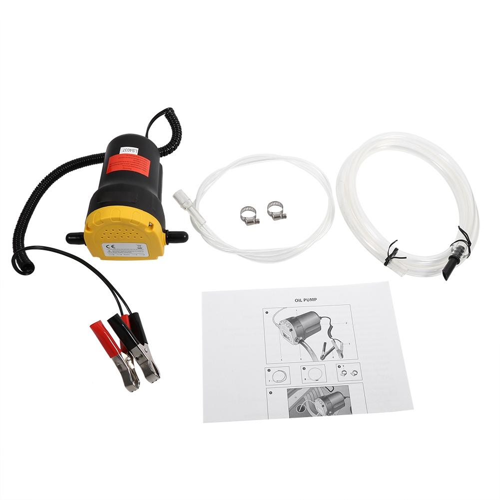 12V Diesel Oil Fluid Transfer Extractor Pump Electric Suction For Car Motorbike Boat