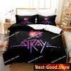 Fashion Stray Game Cat Momo Bedding Set Printed Bed Set With Pillowcase Bed Duvet Cover Soft Single Double Queen Super King Size