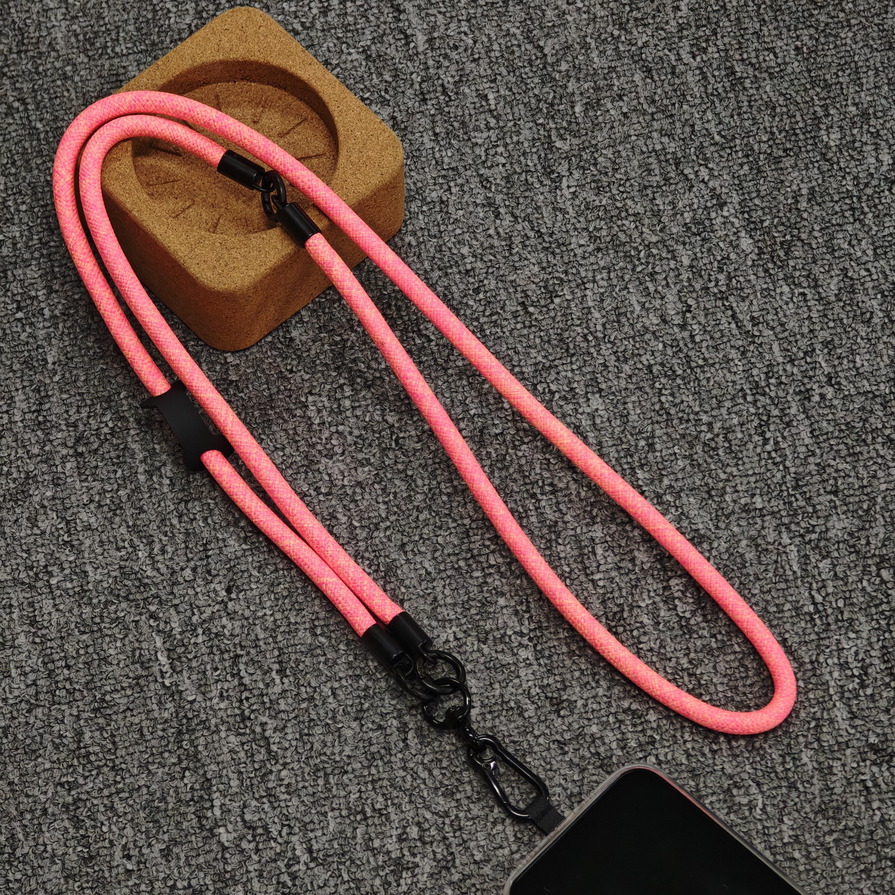 Wholesale 8mm Thick Bright Colors Phone Strap Anti Loss Universal Cell Phone Lanyard 3 in 1 China Polyester, Nylon