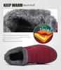 2024 Winter Waterproof Large-Size Velvet-Lined Cotton Snow Boots