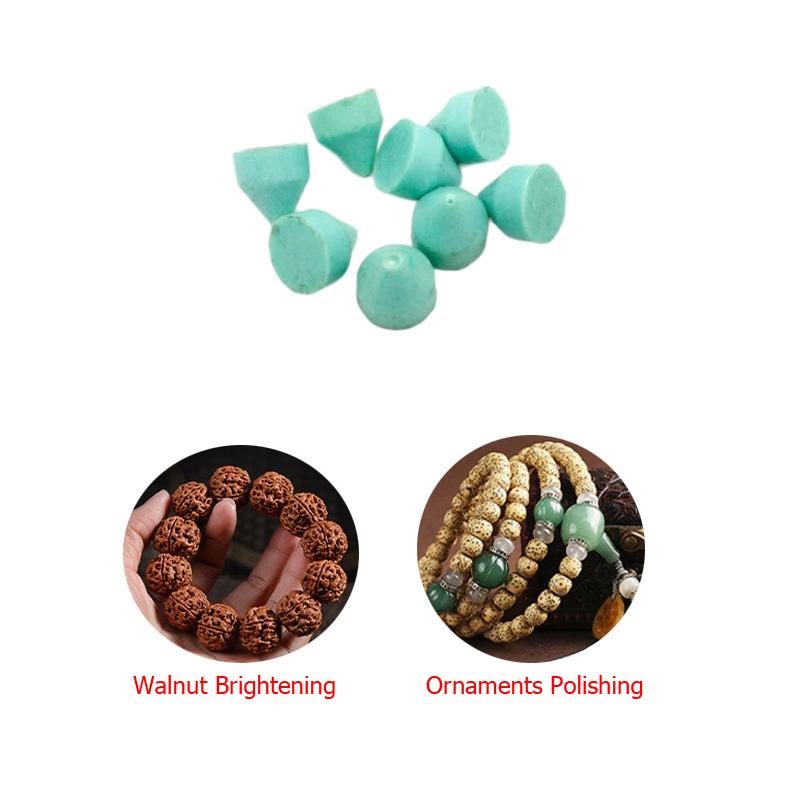 450g Jewelry Polishing Media Ceramic Stone Abrasive Material For Rotary Vibration Tumbler Machine Jewellery Making Tools