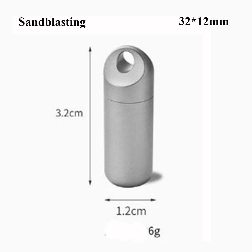 

Ultra-light Sealed Capsule Portable Medicine Case Keychain Pill Container Outdoor EDC Tool 1