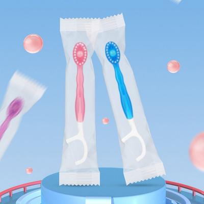 26Pcs Oral Care Disposable Portable Toothbrush 5 In 1 Toothbrush with Freshening Bead  Travel Use