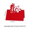 50 stk/sett Kort MR MRS Stil Bryllup La-serkuttet Dekor Bordkort Bordplassering Navnekort for Bryllupsforlovelsesfest