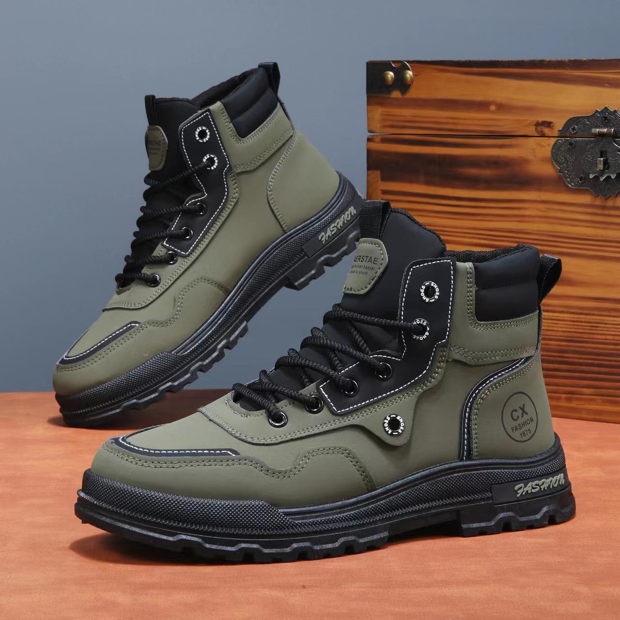 

Мужские большие ботинки Martin — модная, удобная и универсальная рабочая и повседневная спортивная обувь 46