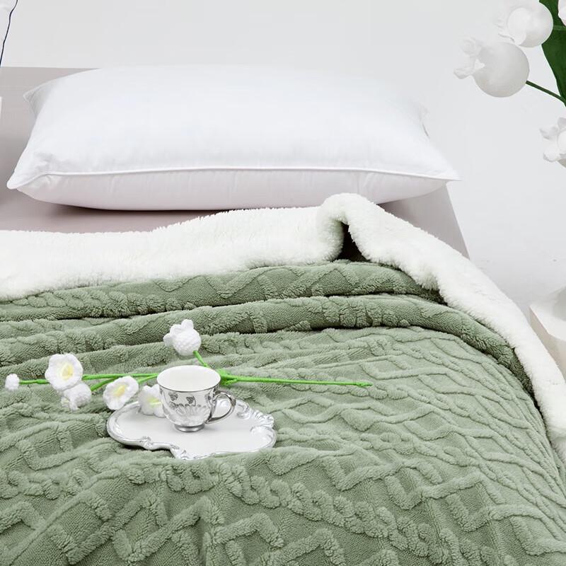 Dohia Lamb Velvet Double-Layer Warm Blanket