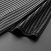 Camisa Polo Rayada de Seda Helada para Hombre de Tallas Grandes