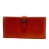 Long Wallet Tri-fold Epsom Bearn Dupri Purse Orange Epsom Women Used