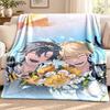 Link Click blanket Flannel Blanket Soft Cozy Plush Throw for Sofa Bed Lightweight Home Decoration Outdoor camping