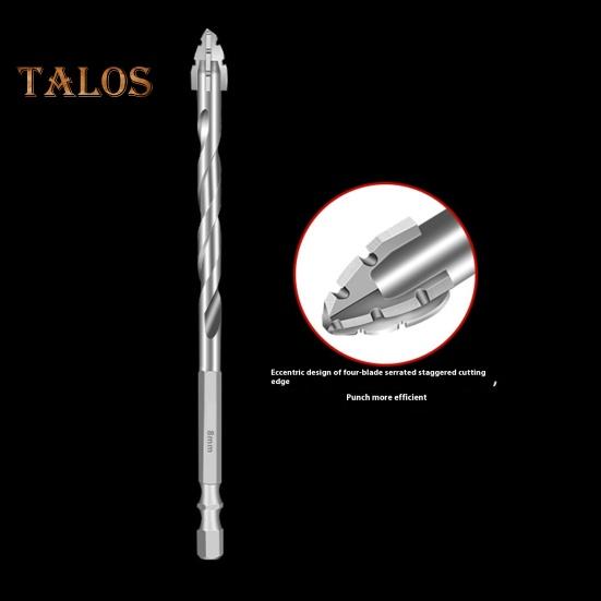 1/4-teiliges Bohrerset, hohe Härte, rostfrei, multifunktional, verschleißfest, vierschneidige Sägezahn-Exzenterbohrer