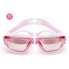 Anti-Fog Swimming Goggles Adults Clear HD Lens Waterproof Silicone Strap With Ear Plugs Black Blue Pink