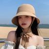 Spring Summer Knitted Sun Hat 50+ UPF Fisherman Hat Fashion Women Sun Hat  Female