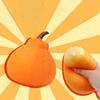 Superweiches Simulations-Orangen-Quetschspielzeug, langsamer Rückprall, Knet-StrRelief-Fidget-Spielzeug, tragbar