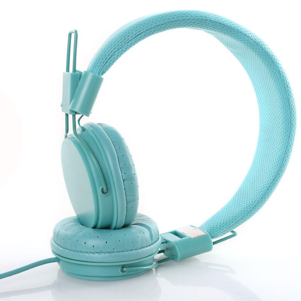 ABS Wired Ear Headphones Wired Wired Headphones Portable Stylish Headband Earphones  Kids