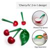 Mon Cherry Measuring Spoons and Egg Separator by Ototo by OTOTO Design