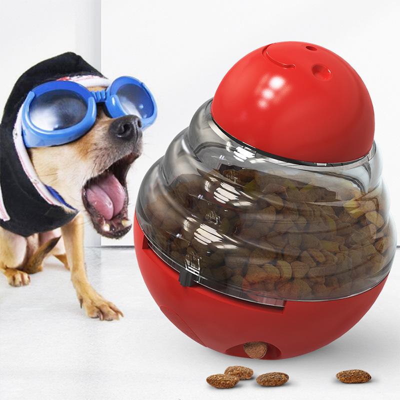 Giocattoli puzzle per cani Giocattoli interattivi a forma di tumbler per cibo per animali domestici Mangiatoia lenta Giocattolo per cuccioli Dispenser di snack e premi per cani e gatti Prodotti per l'addestramento per animali domestici