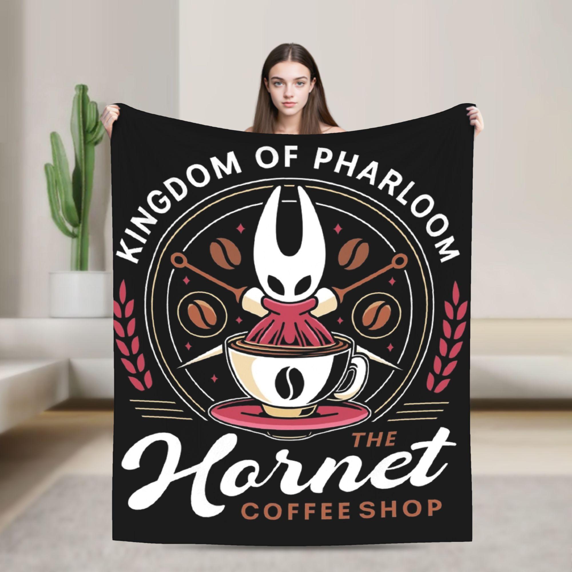 

Cornifer Japanese Hollow Knight Flannel Throw Fashion Blanket Game Funny for Bedroom Knitted Fashion Blanket Outdoor Ultra-Soft Portable Qui 75x90cm