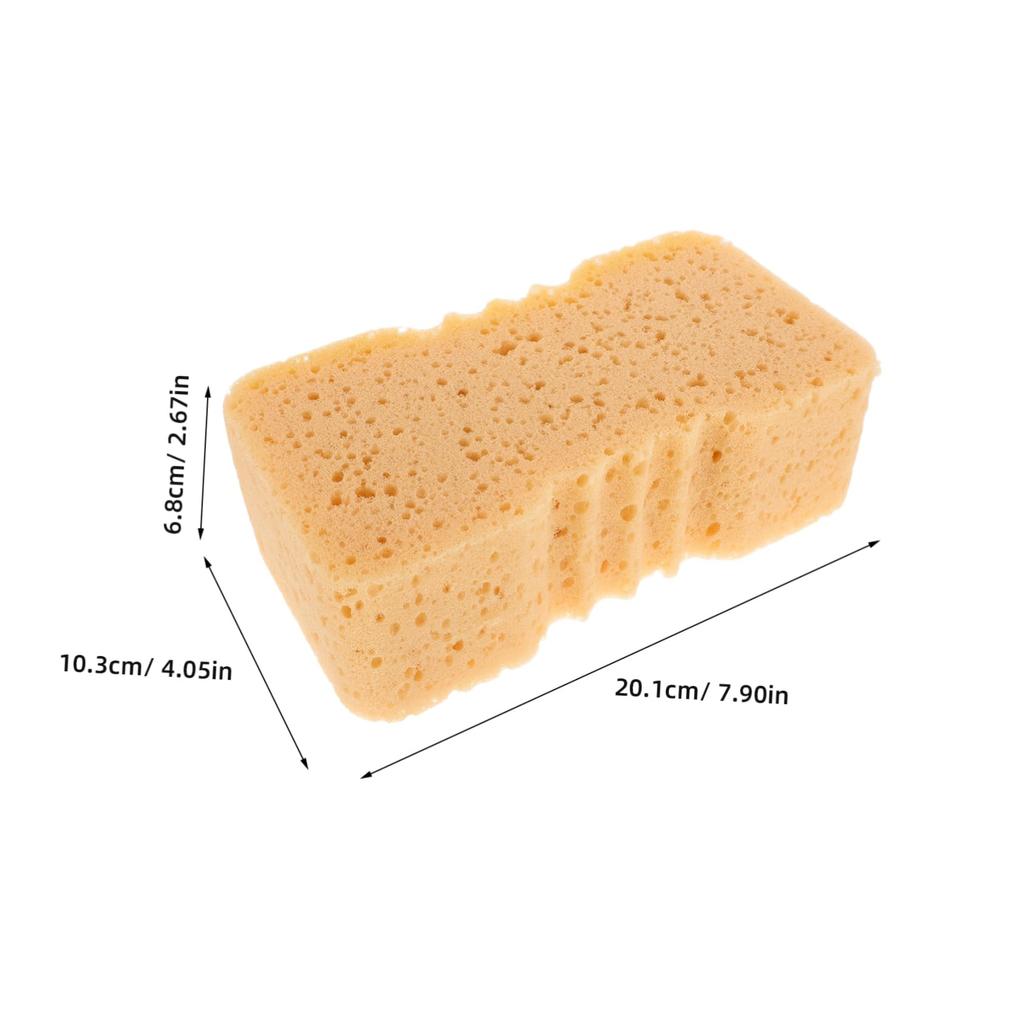 CLISPEED 2pcs Car Wash Sponge Bug Remover Car Applicator Pad Drywall Patch Dish