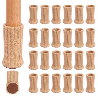 Chair Leg Socks High Elastic Chair Leg Floor Protectors with Anti-Slip PadsThick Chair Leg Caps Furniture Pads Covers Set