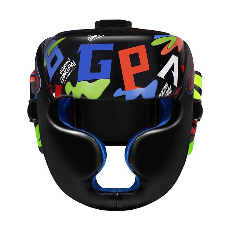 

Gingpai Kick Boxing Helmet Karate Muay Thai Guantes De Boxeo Free Fight Headgear Mma Head Guard Sanda Training Kids Equipment S