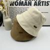 Spring and Summer New Simple Bucket Hat Women's Casual Versatile Washbasin Hat Travel Photo Cover Hat Ins