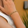 Titanstahl Schmuck Nische High-End Schmuck Edelstahl Unendlichkeit Zirkon Armband Br-2637