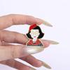 1Pc Cloth Accessories Retro Metal Brooch Russian Zinc Alloy Versatile Russian-style Head Brooch Backpack Pin