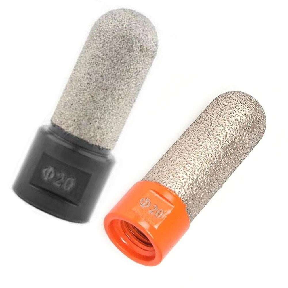 20mm Carbide Head Tile Grinding Tools Vacuum Brazed Mill 3-in-1 Functionality
