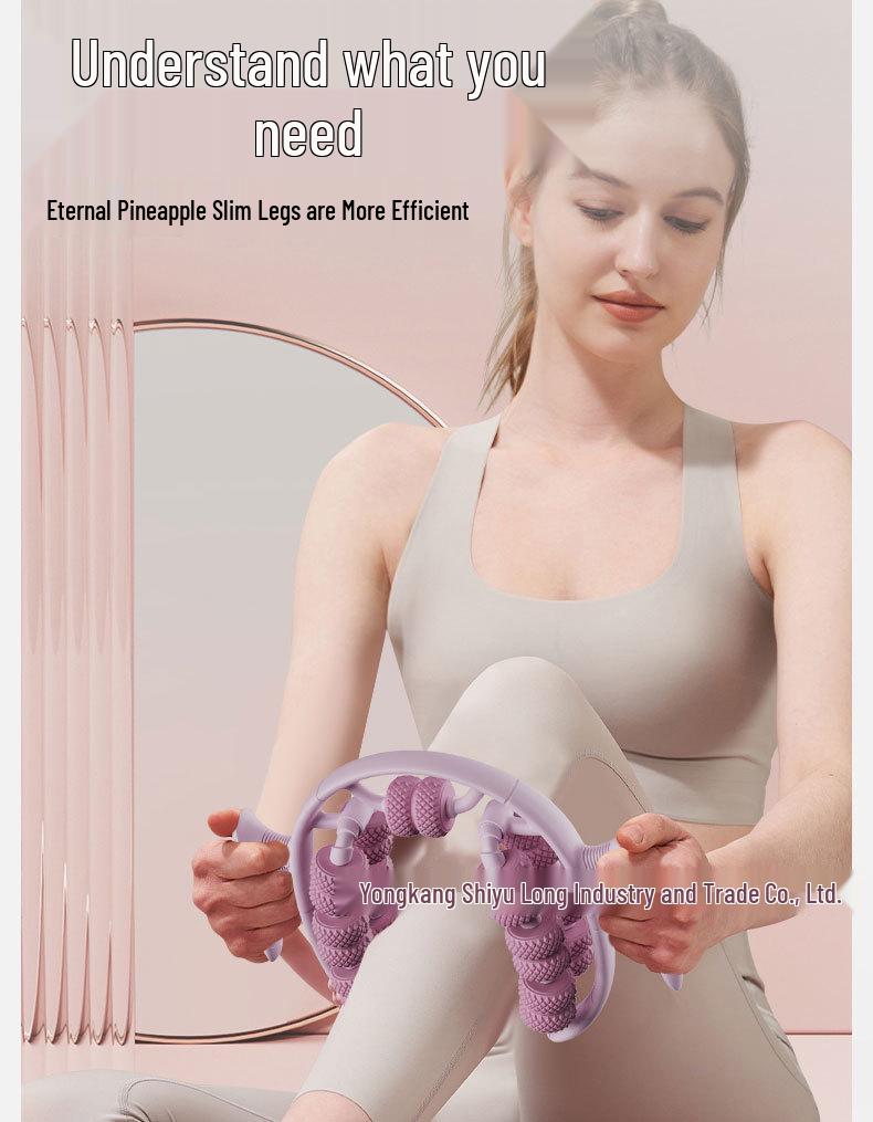 2025 Yoga Wheel: Leg Clamp Roller for Deep Muscle Relaxation and Fitness