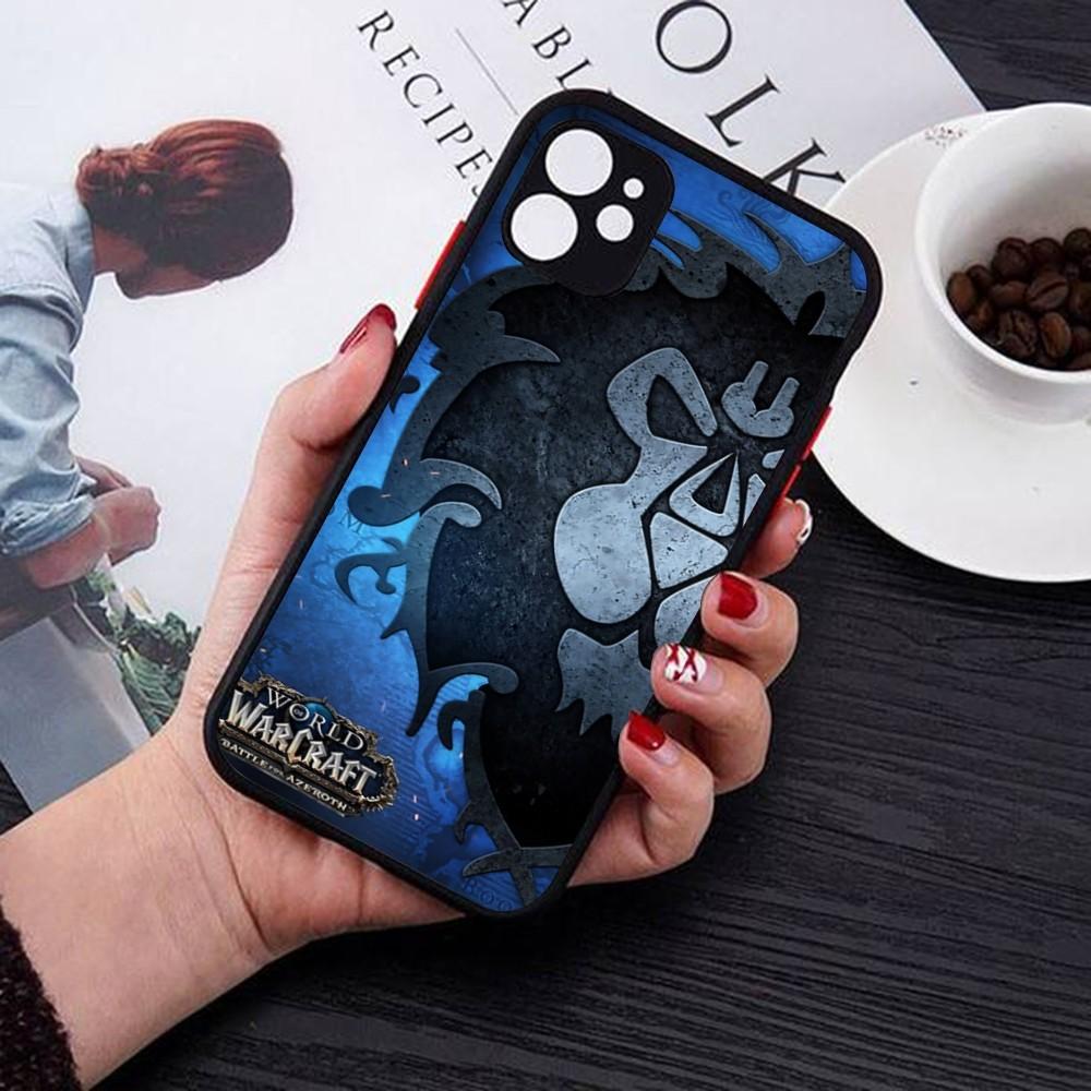 

World Of Warcraft Phone Case For IPhone 14 11 12 13 Mini Pro Max 8 7 Plus X XR XS MAX Translucent Matte Cover iphone 13
