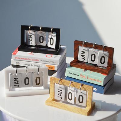 1:12 puppenhaus Miniatur Kalender Schreibtisch Kalender Hause Modell Decor Spielzeug Puppe Haus Zubehör