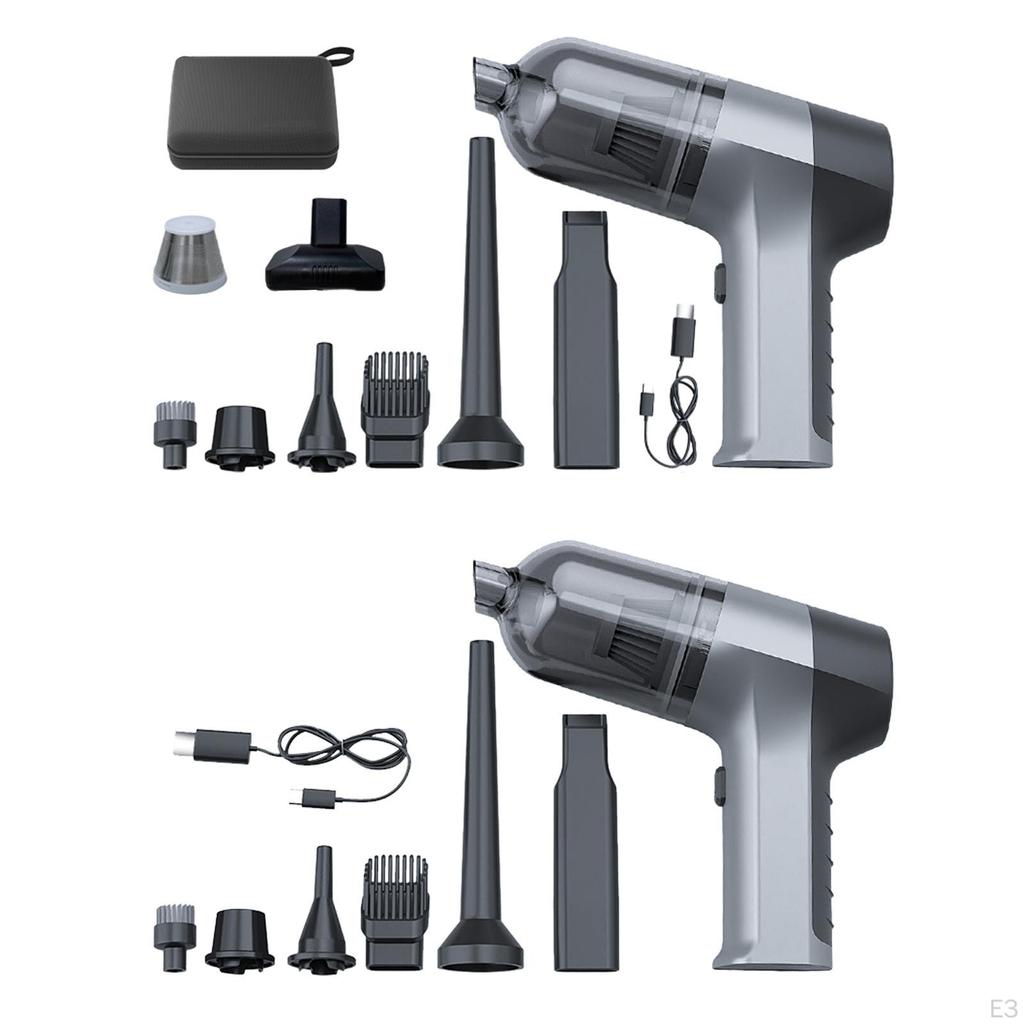 Air Duster Handheld Vacuum Cleaner Portable Travel Cleaning Car for Pet Hair Dust