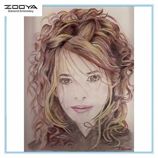 

ZOOYA DIY 3D Алмазная вышивка крестом домашний декор женщина